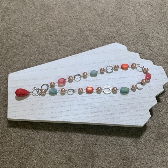 Sterling Silver Beaded Necklace - Picture 3 of 5